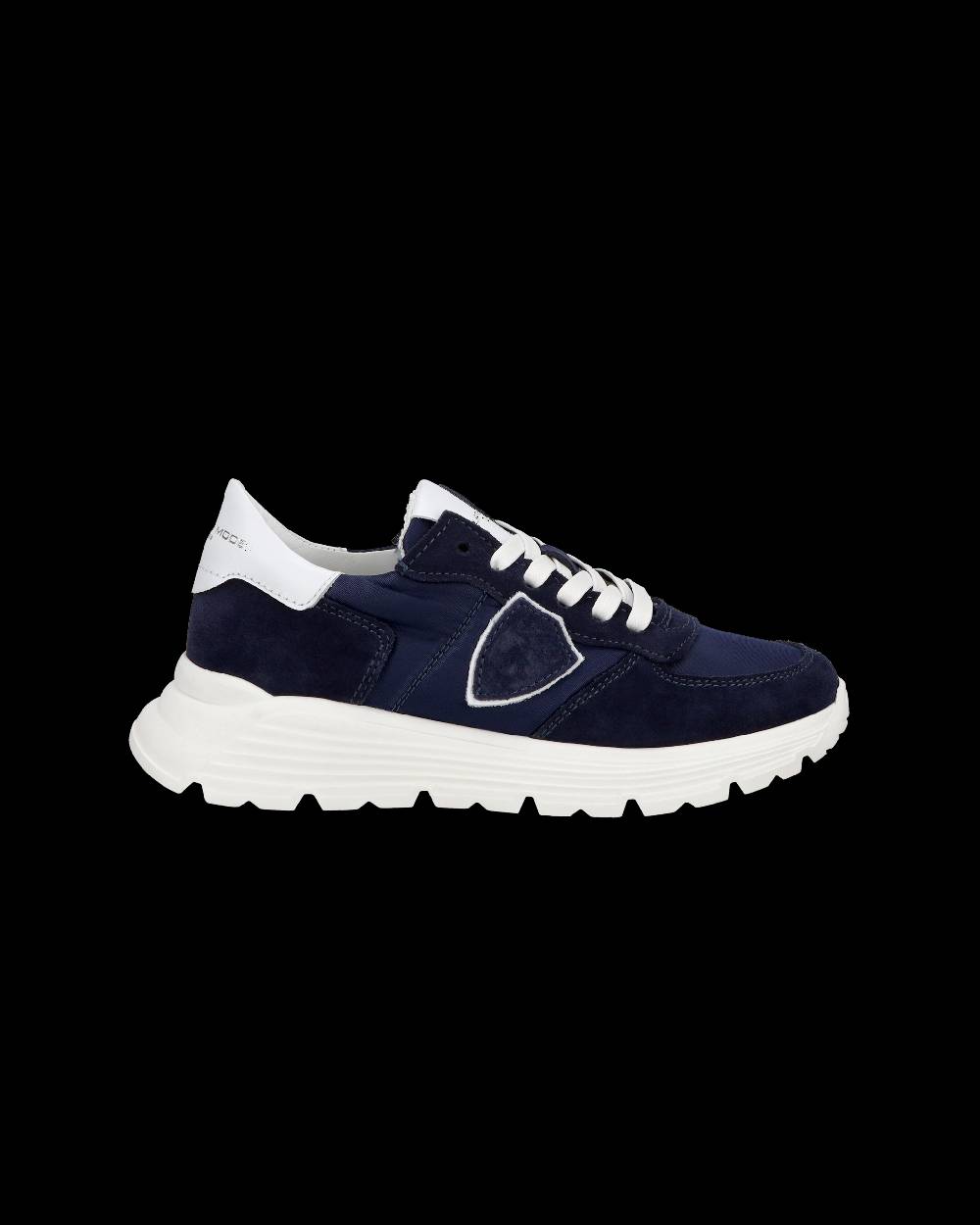 Philippe Model Junior Tropez Low-Top Sneakers In Leather, Blue