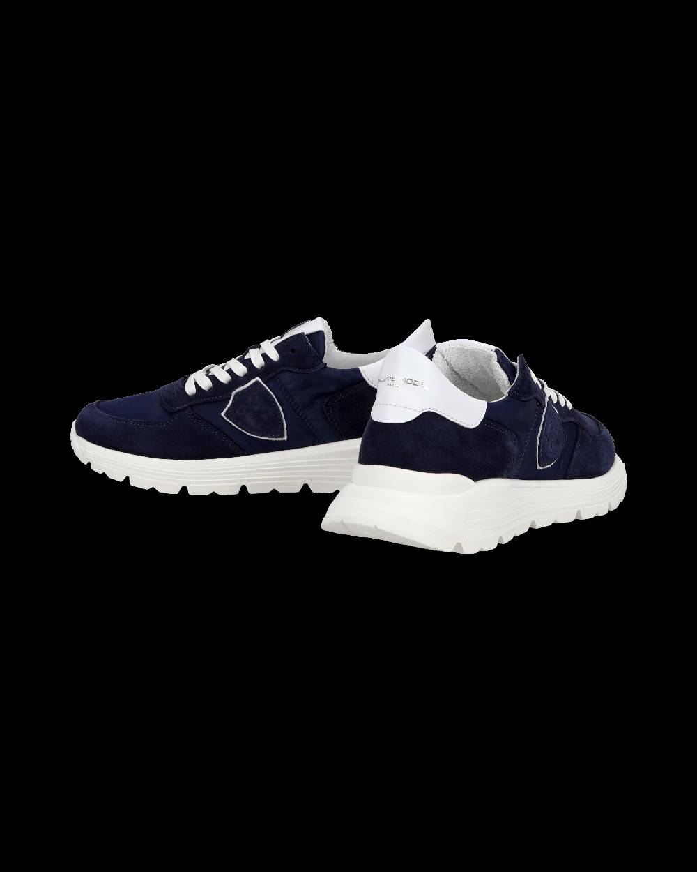 Philippe Model Junior Tropez Low-Top Sneakers In Leather, Blue