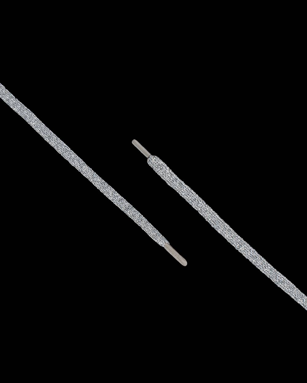 Philippe Model Lacci da Donna Argento in Pelle Metal