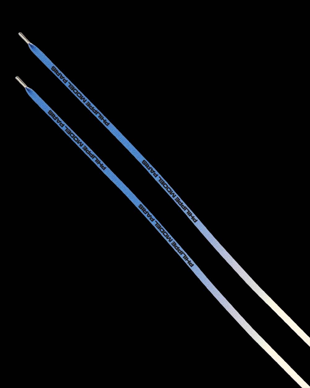 Philippe Model Lacci Da Uomo Bianchi E Blu In Cotone