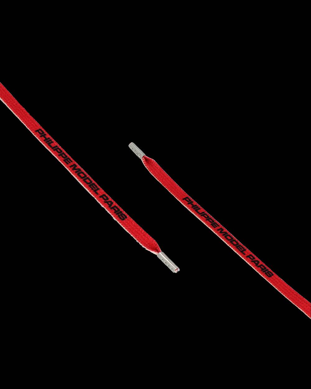 Philippe Model Lacci Da Uomo Bianchi E Rossi In Cotone