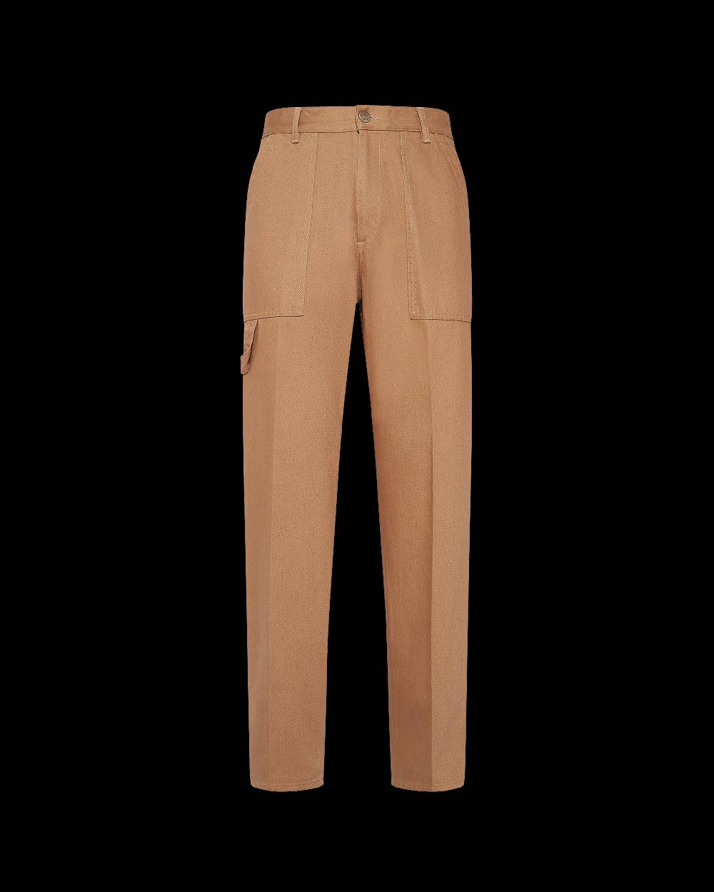 Philippe Model Pantaloni Charles Da Uomo Marroni In Cotone