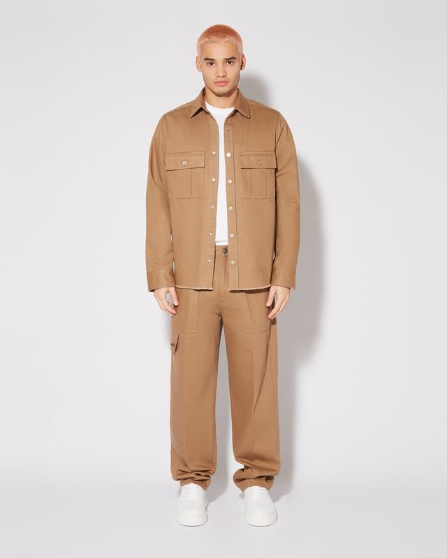 Philippe Model Pantaloni Charles Da Uomo Marroni In Cotone