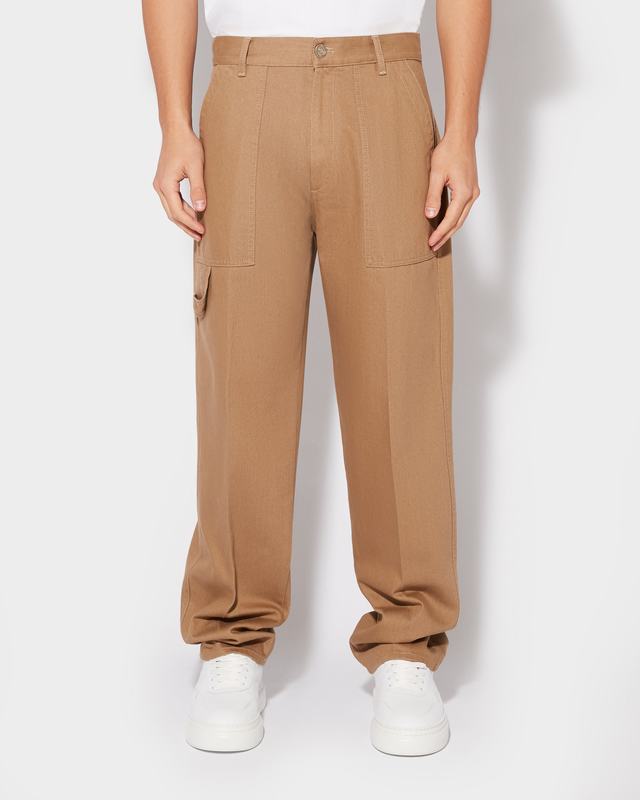 Philippe Model Pantaloni Charles da Uomo Marroni in Cotone