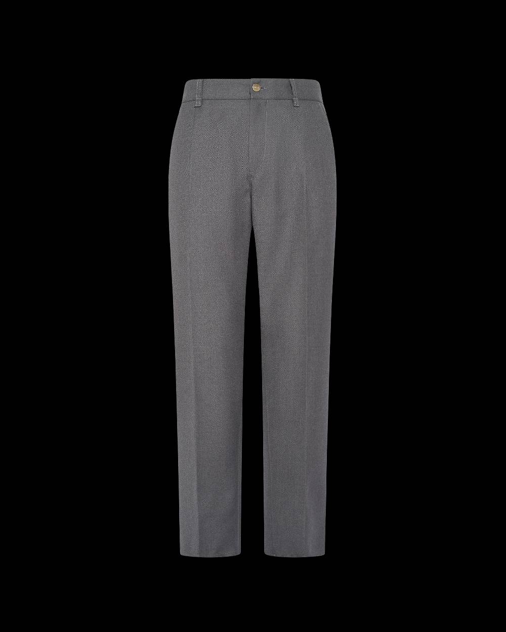 Philippe Model Pantaloni Chino Claude Da Uomo Grigi In Lana