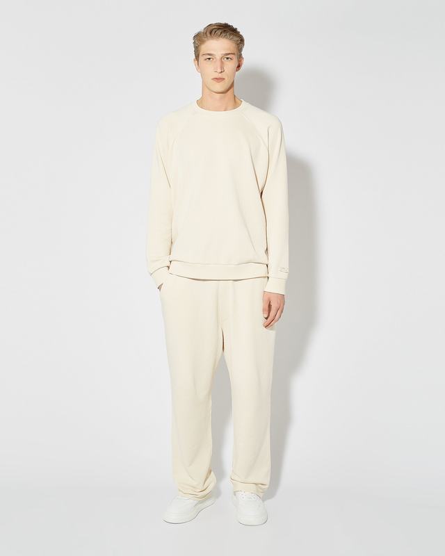 Philippe Model Pantaloni Christophe Da Uomo Beige Ecru In Jersey