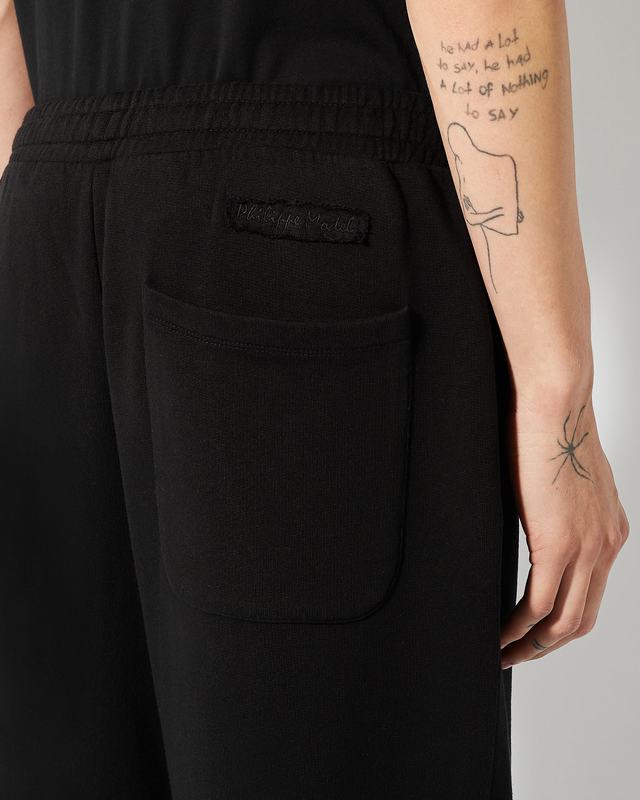 Philippe Model Pantaloni Christophe Da Uomo Neri In Jersey