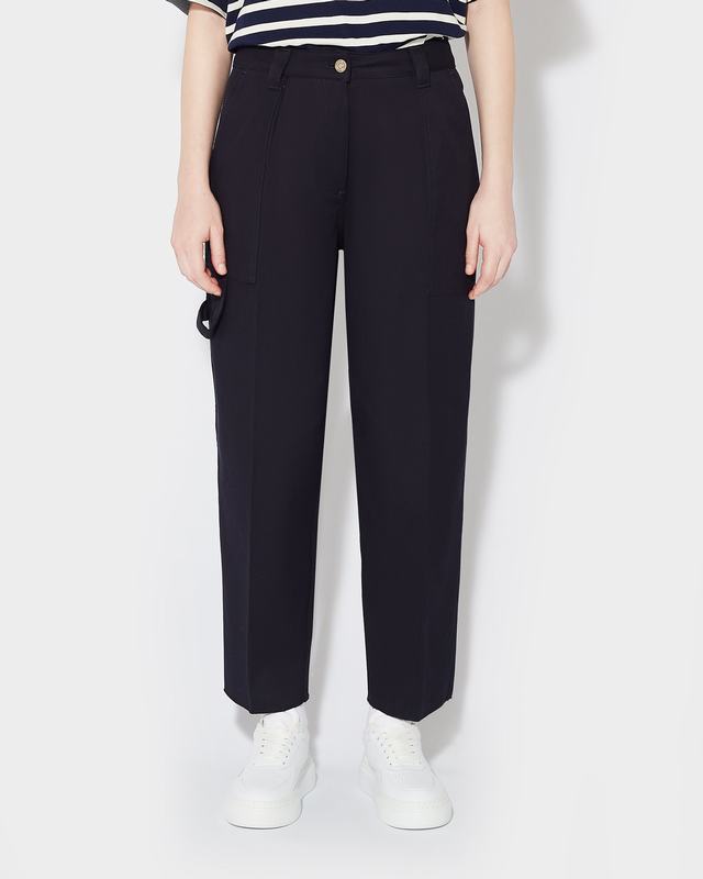 Philippe Model Pantaloni regular Coline da Donna Blu in Cotone