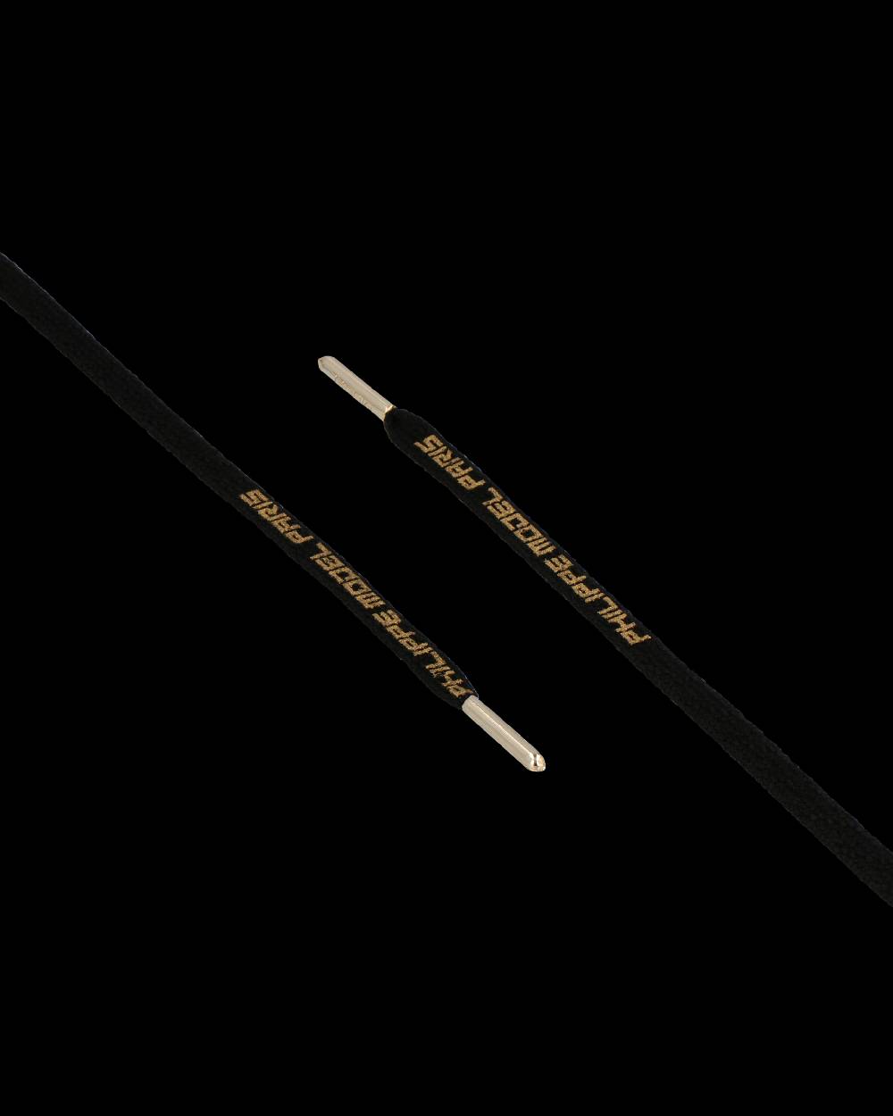 Philippe Model Lacci da Donna Oro Nero in Cotone