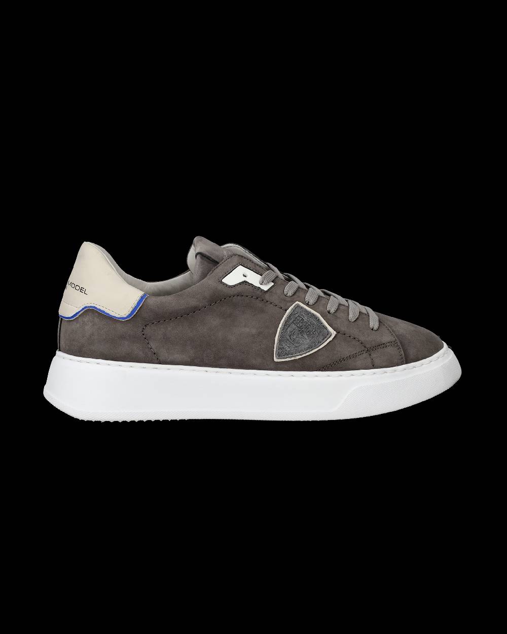 Philippe Model Sneaker Basse Temple Uomo - Antracite