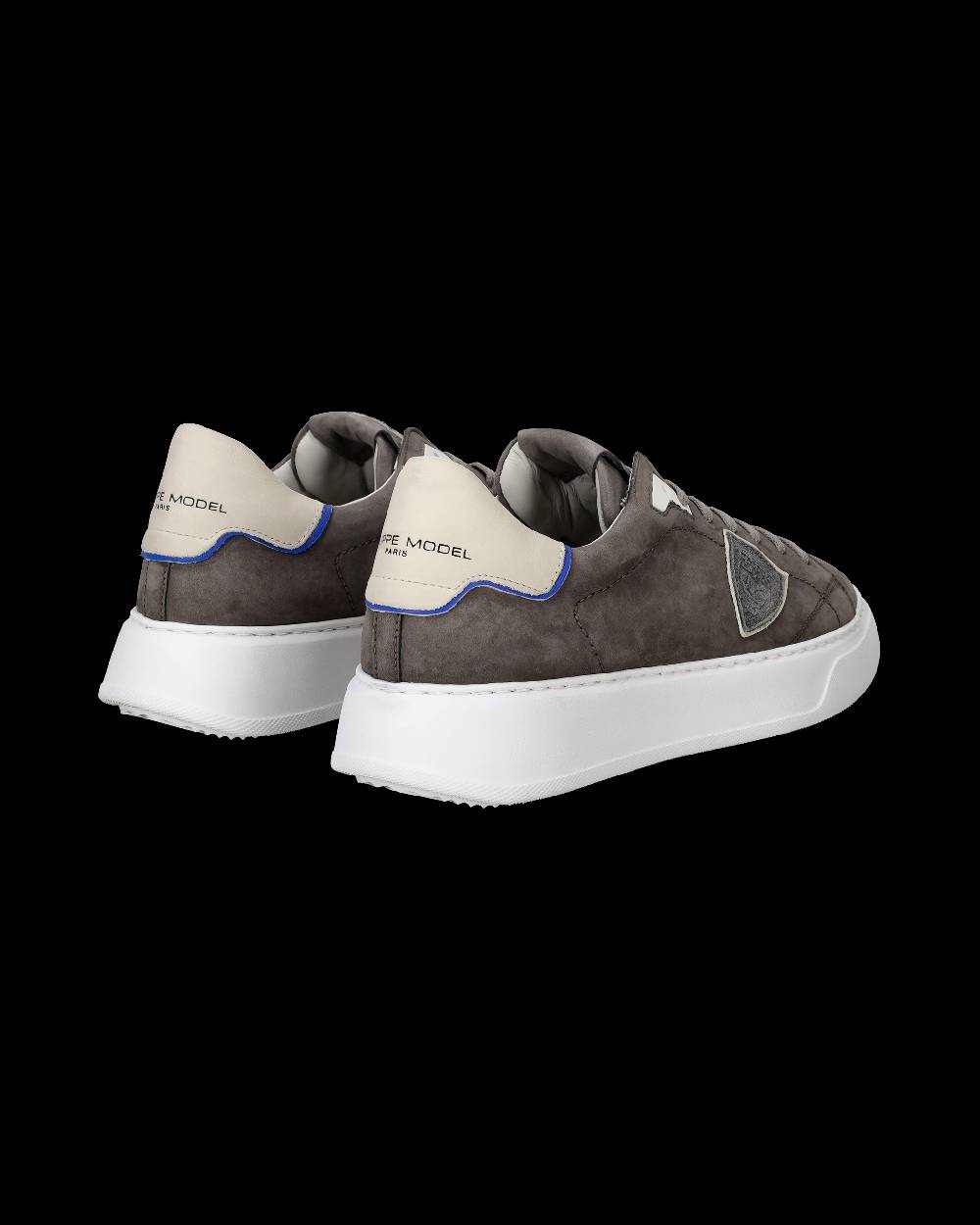 Philippe Model Sneaker Basse Temple Uomo - Antracite