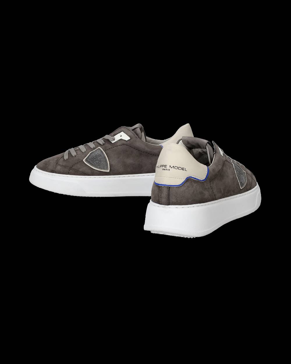Philippe Model Sneaker Basse Temple Uomo - Antracite