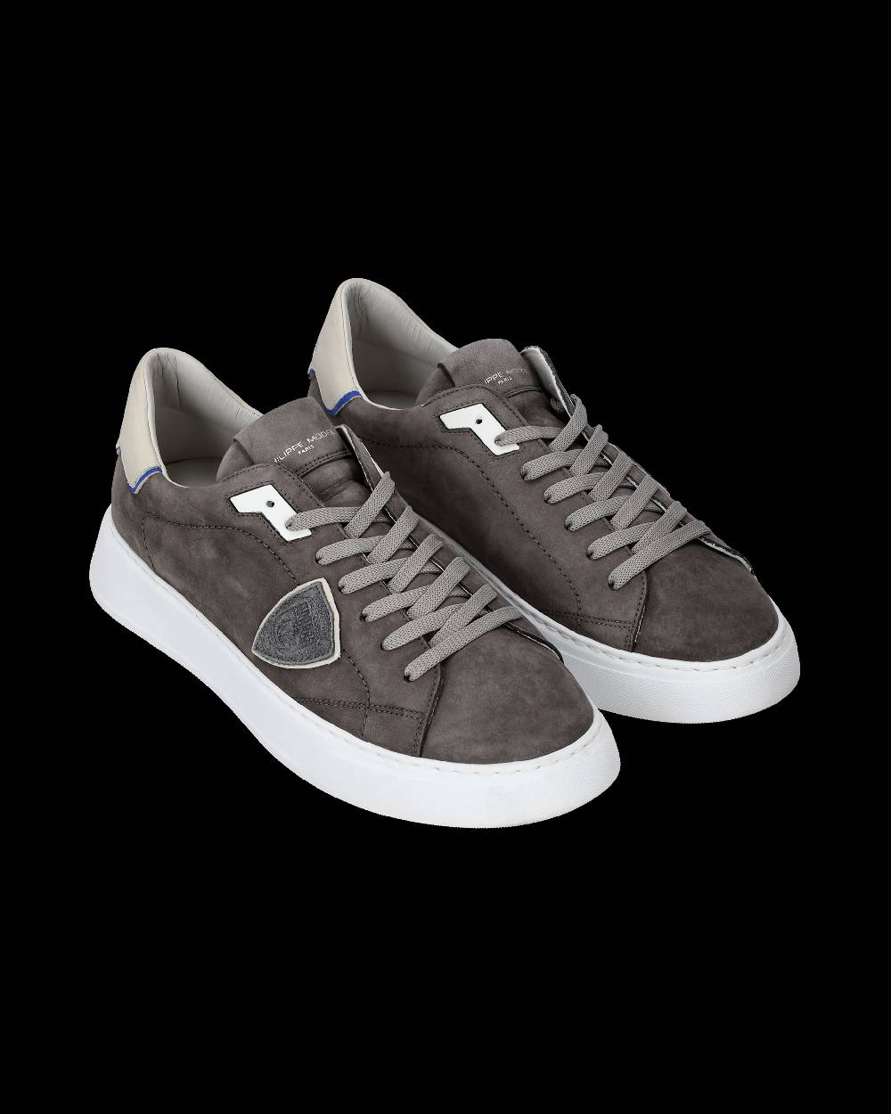 Philippe Model Sneaker basse Temple uomo - antracite