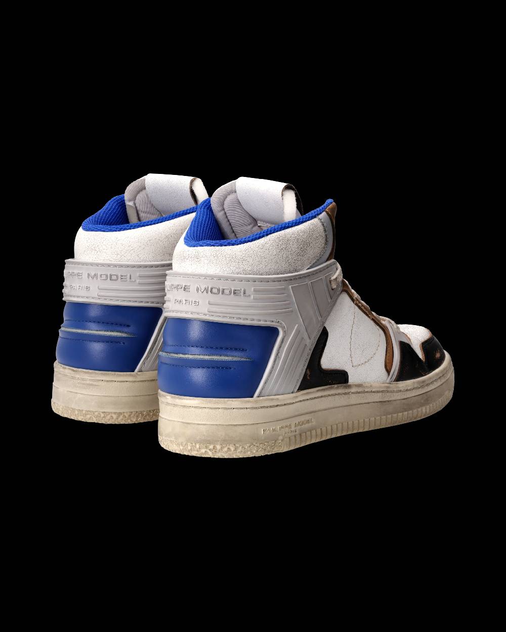 Philippe Model Sneaker La Grande Uomo, Bianco E Blu
