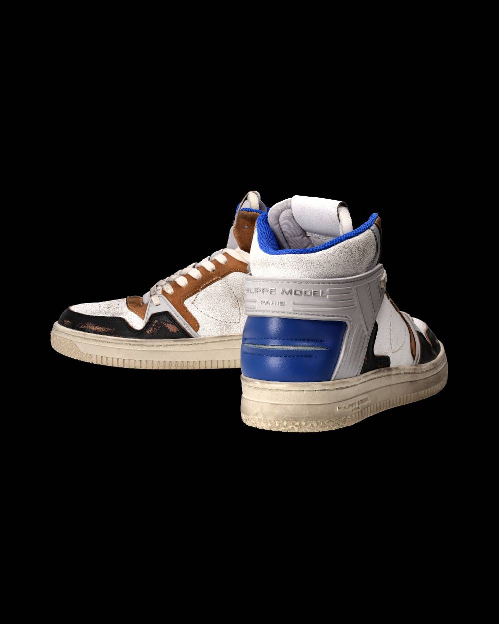 Philippe Model Sneaker La Grande Uomo, Bianco E Blu