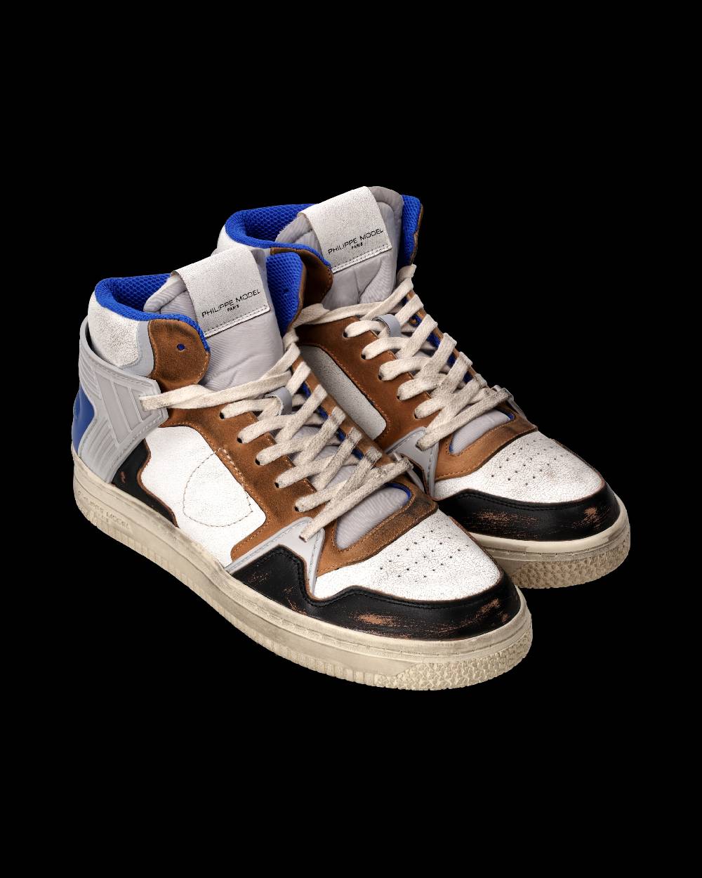 Philippe Model Sneaker La Grande Uomo, Bianco e Blu