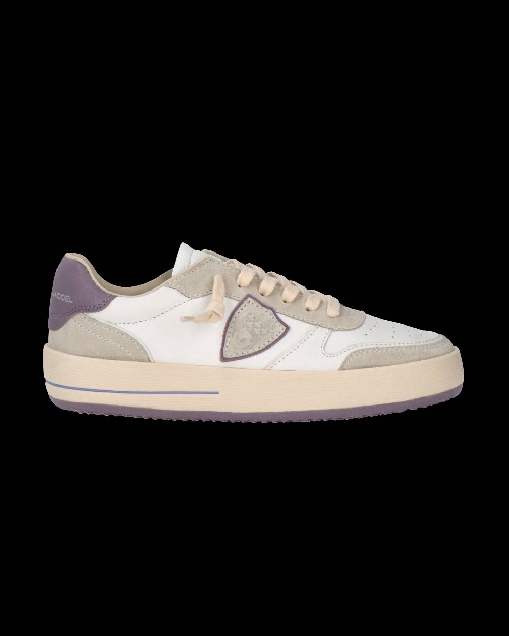 Philippe Model Sneaker Nice Donna, Bianco E Lilla