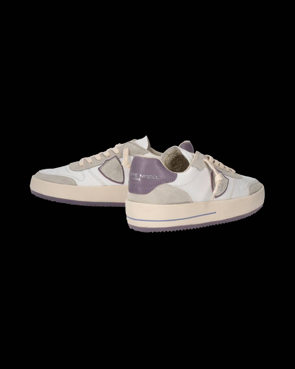 Philippe Model Sneaker Nice Donna, Bianco E Lilla