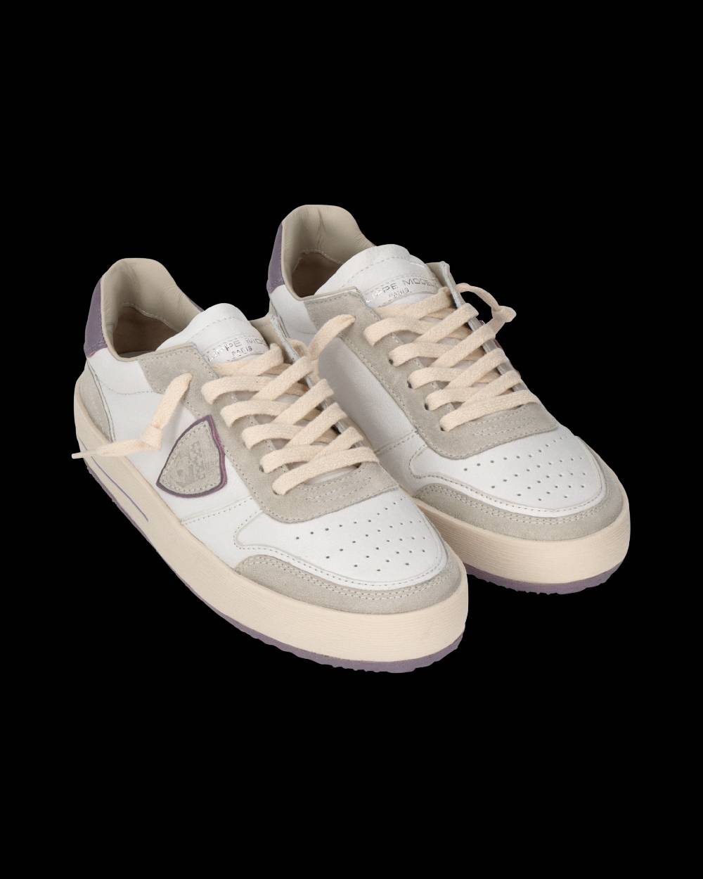Philippe Model Sneaker Nice Donna, Bianco e Lilla