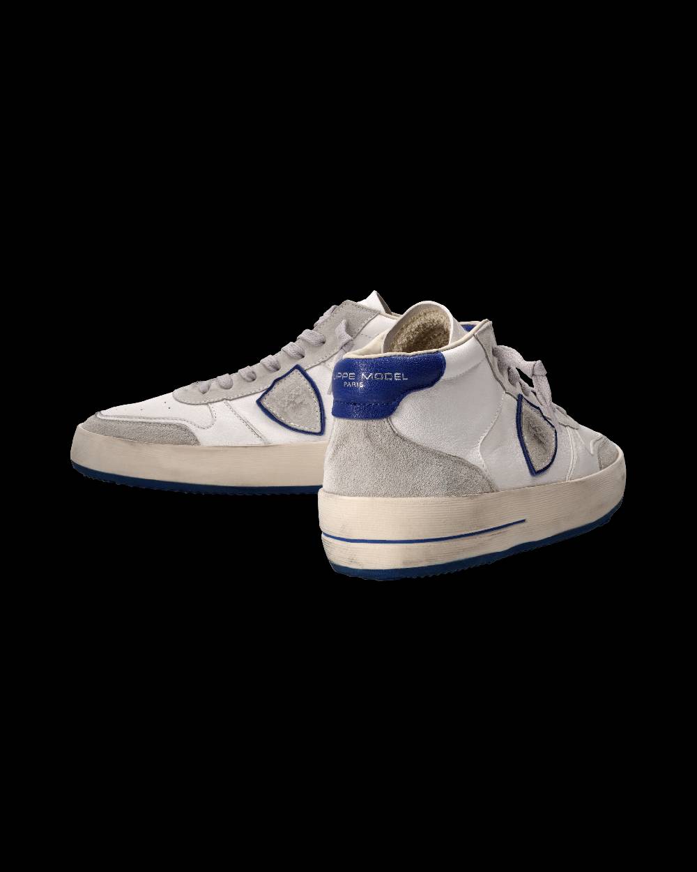 Philippe Model Sneaker Nice Uomo, Bianco E Blu
