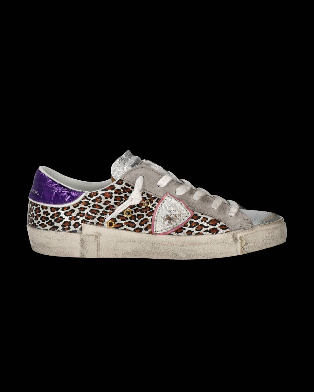 Philippe Model Sneaker Prsx Donna, Argento E Viola