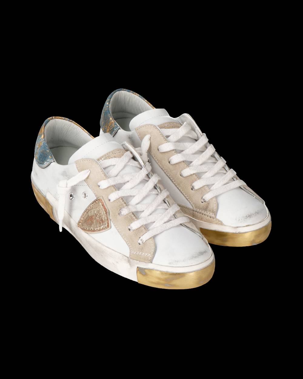 Philippe Model Sneaker Prsx Donna, Bianco e Azzurro