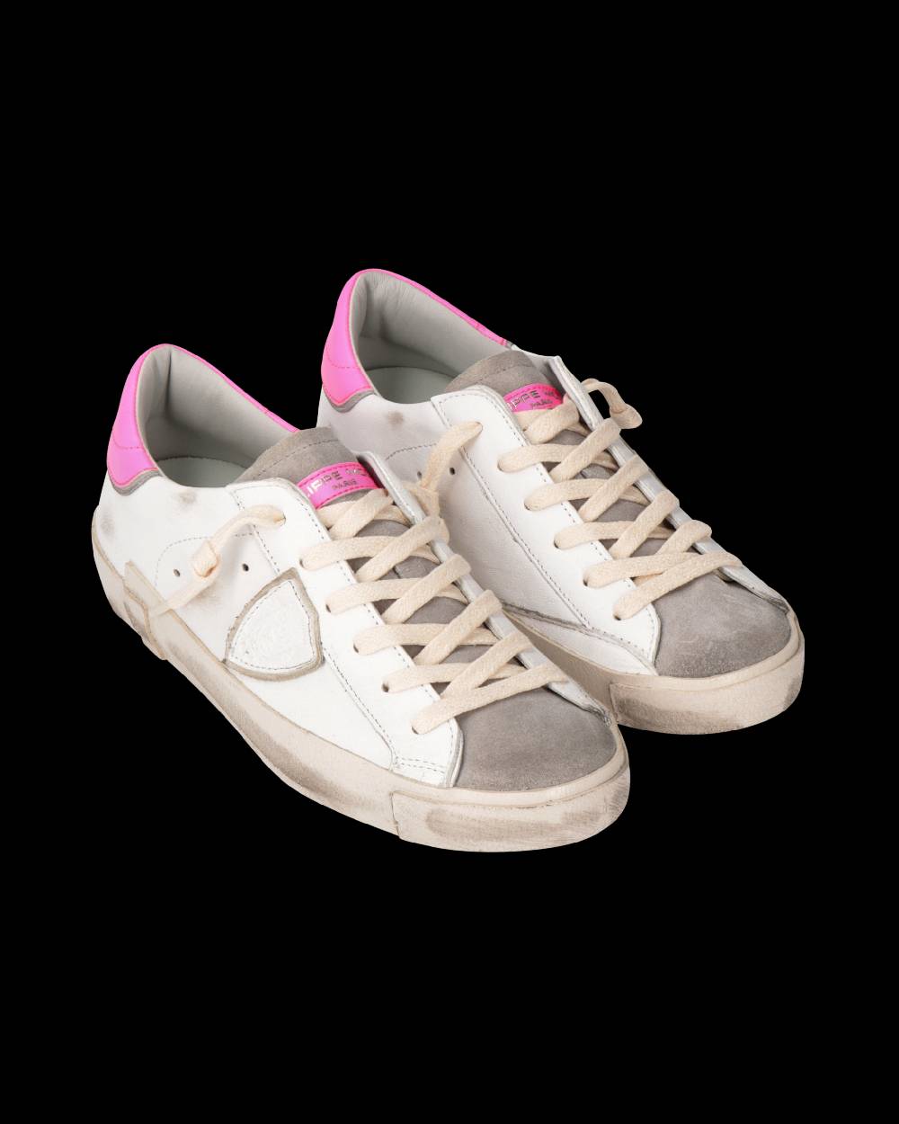 Philippe Model Sneaker Prsx Donna, Bianco e Fucsia