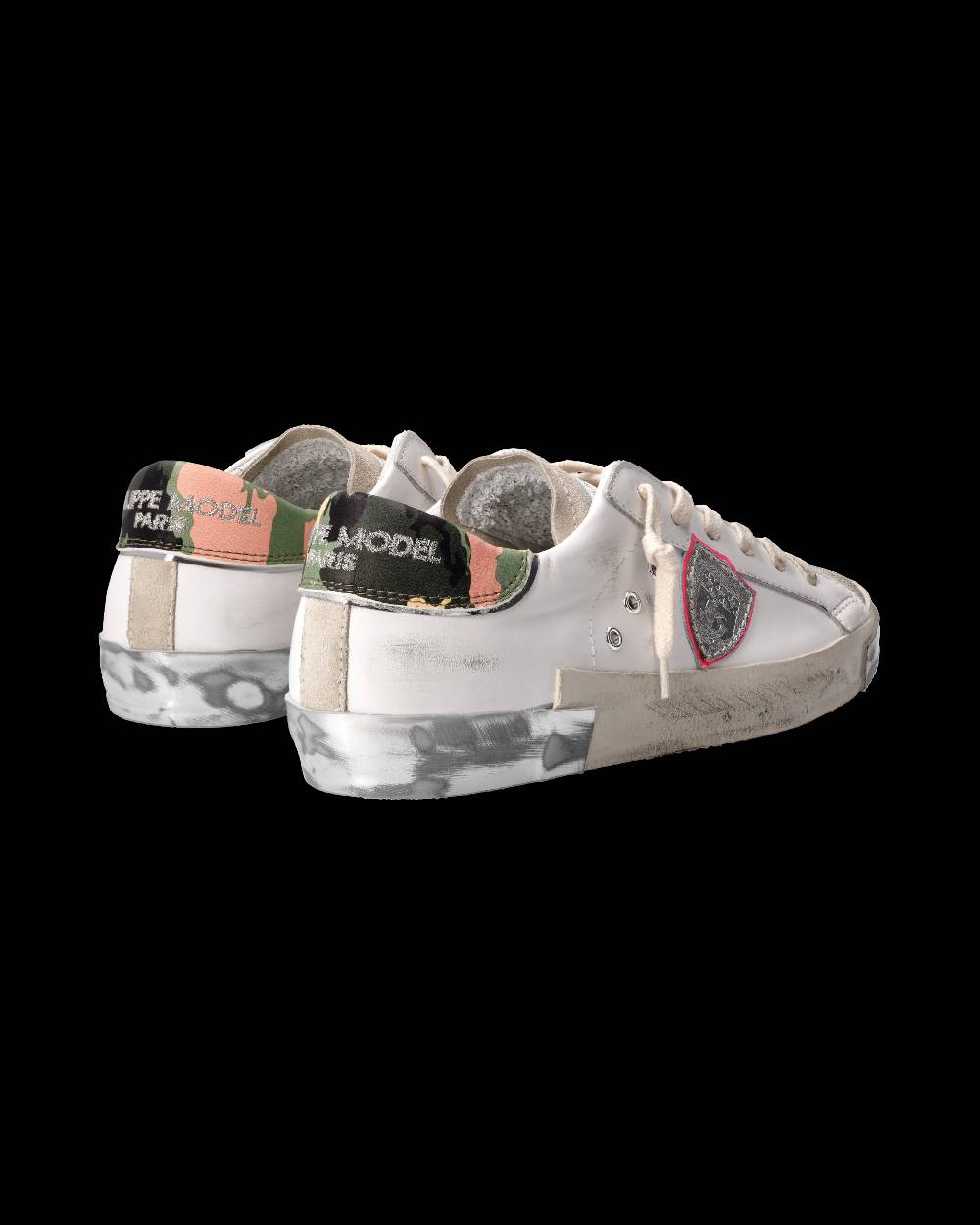 Philippe Model Sneaker Prsx Donna, Bianco E Rosa