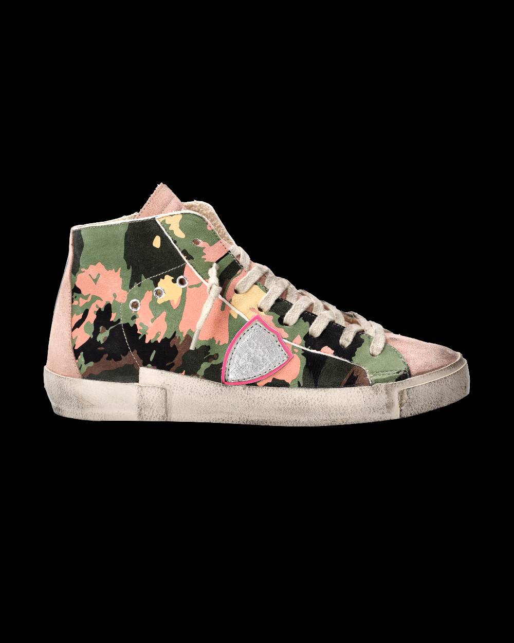 Philippe Model Sneaker Prsx Donna, Verde E Fucsia