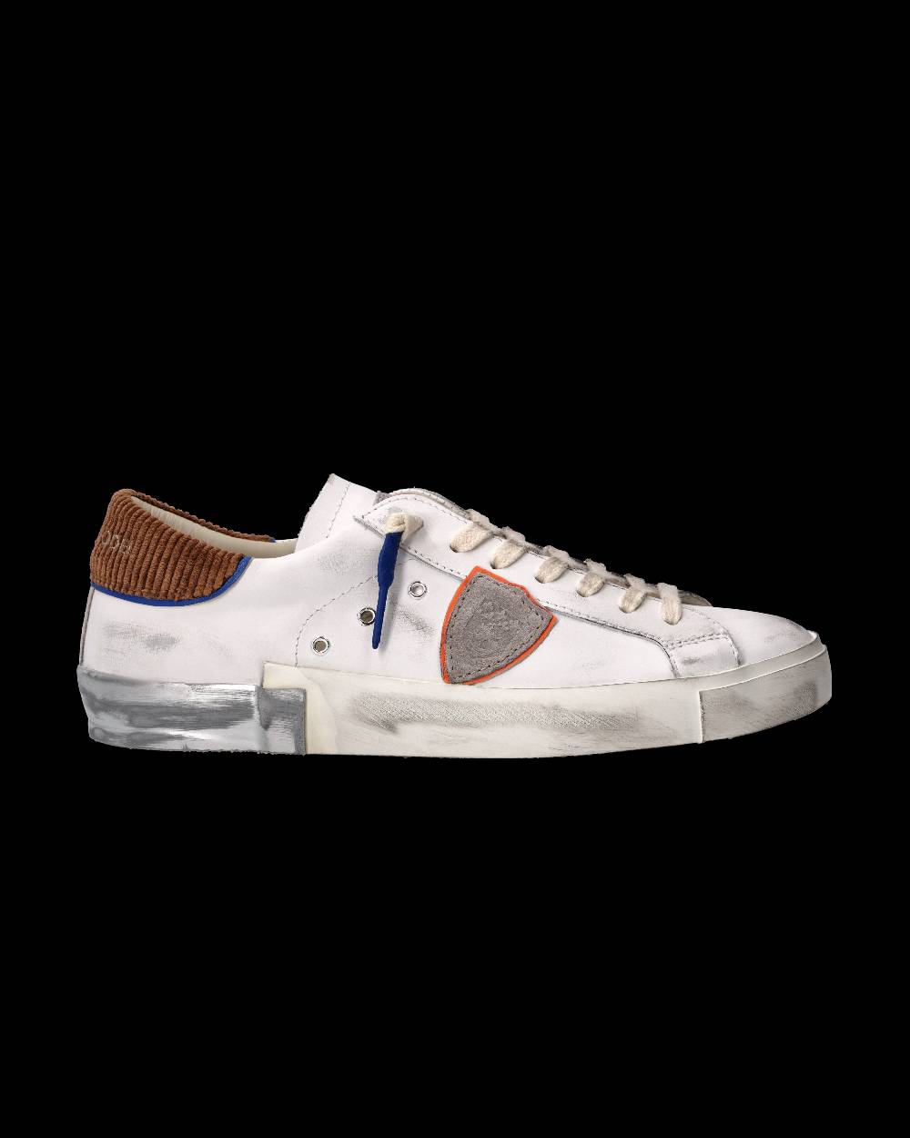 Philippe Model Sneaker Prsx Uomo, Bianco E Cognac