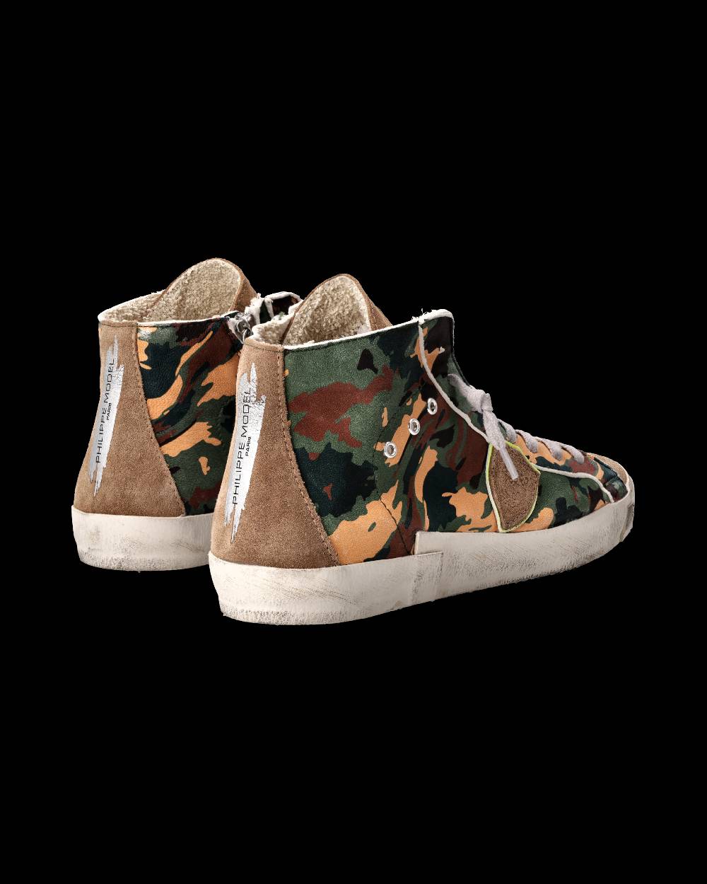 Philippe Model Sneaker Prsx Uomo, Verde E Beige