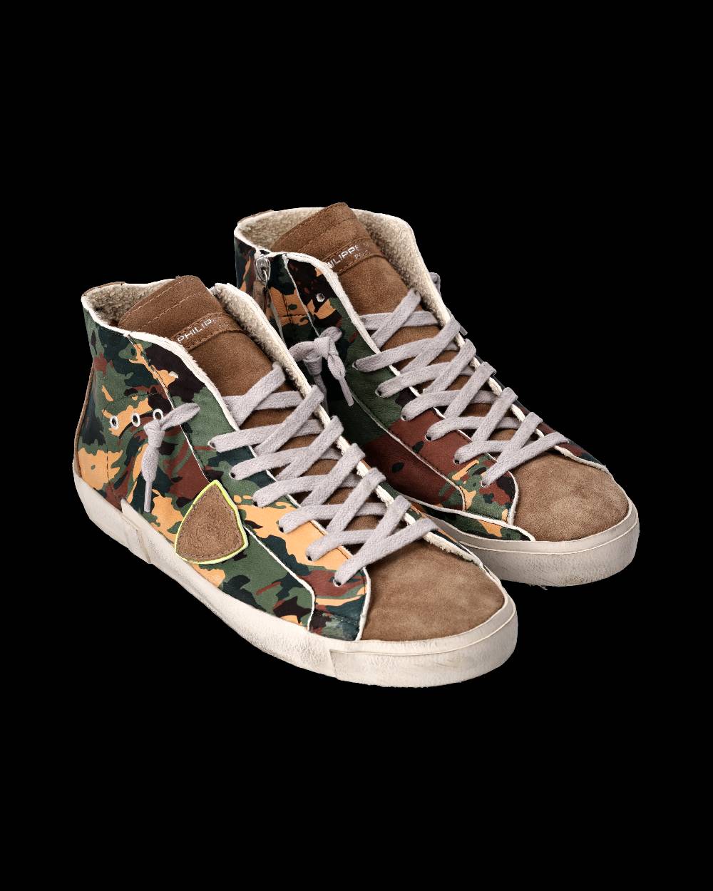 Philippe Model Sneaker Prsx Uomo, Verde e Beige