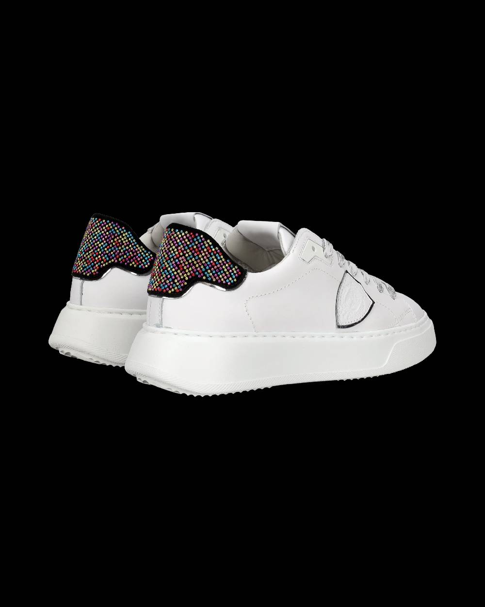 Philippe Model Sneaker Temple Donna, Bianco E Nero
