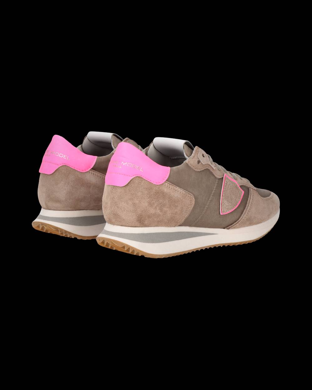 Philippe Model Sneaker Trpx Donna, Beige E Fucsia