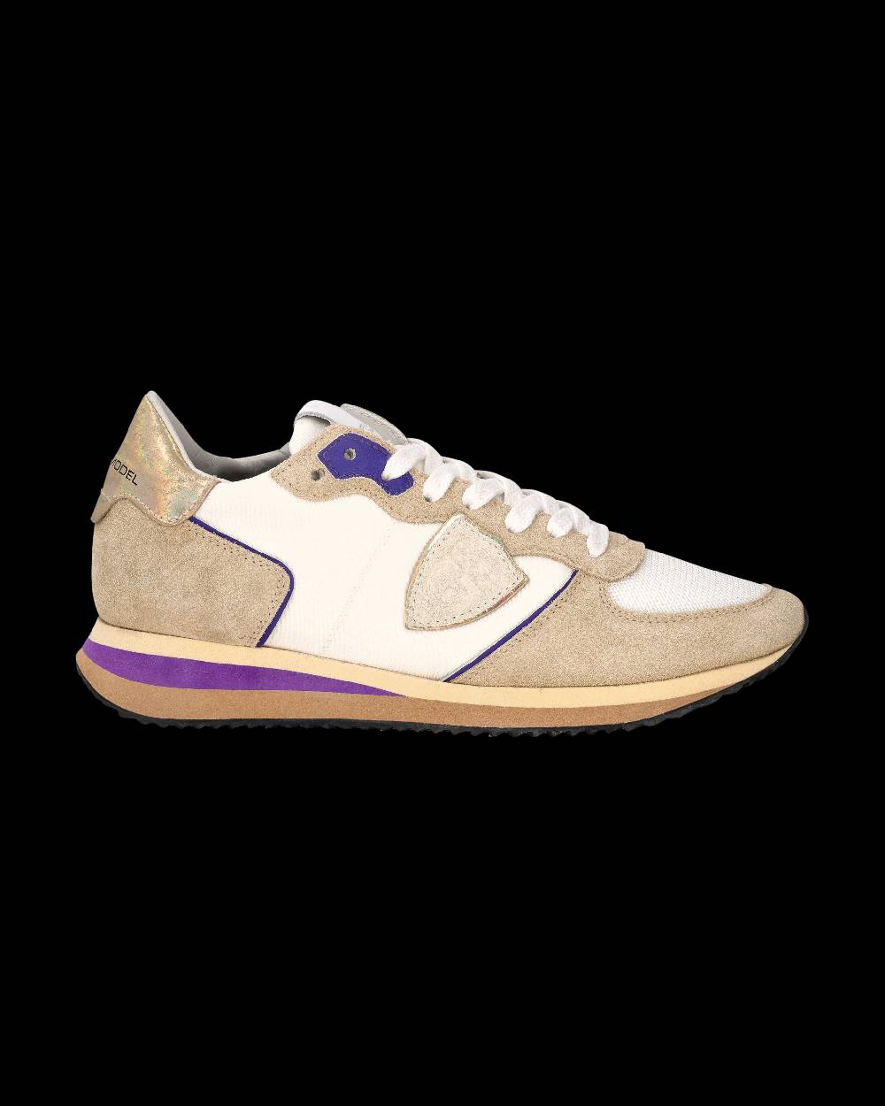 Philippe Model Sneaker Trpx Donna, Beige E Violetto