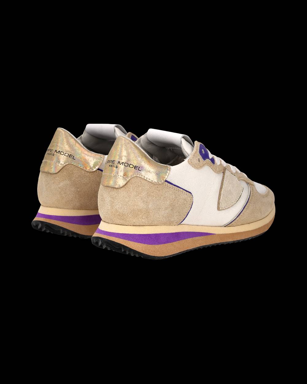Philippe Model Sneaker Trpx Donna, Beige E Violetto