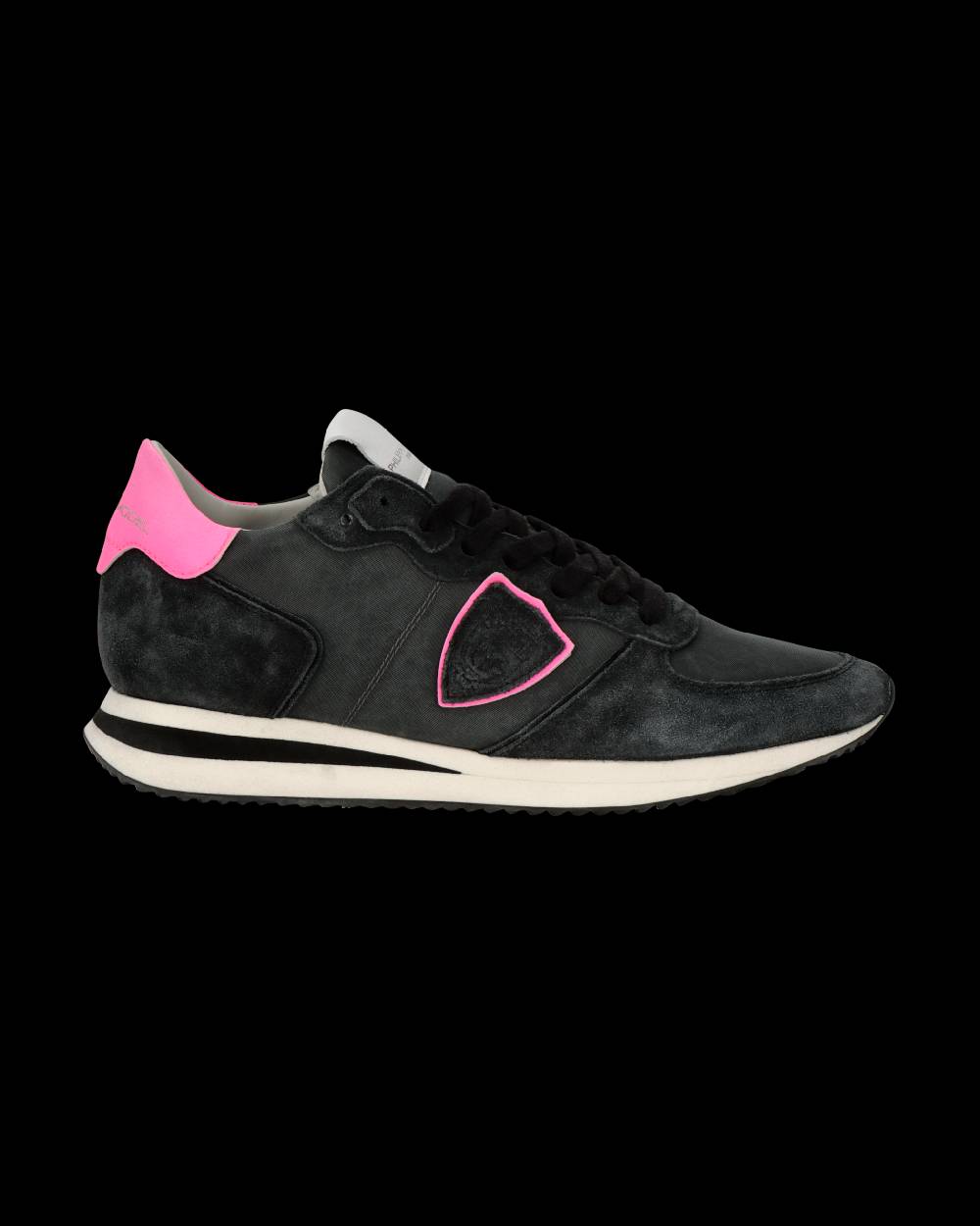 Philippe Model Sneaker Trpx Donna, Nero E Fucsia