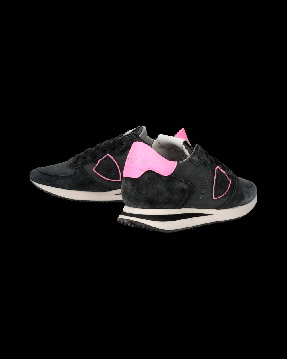 Philippe Model Sneaker Trpx Donna, Nero E Fucsia