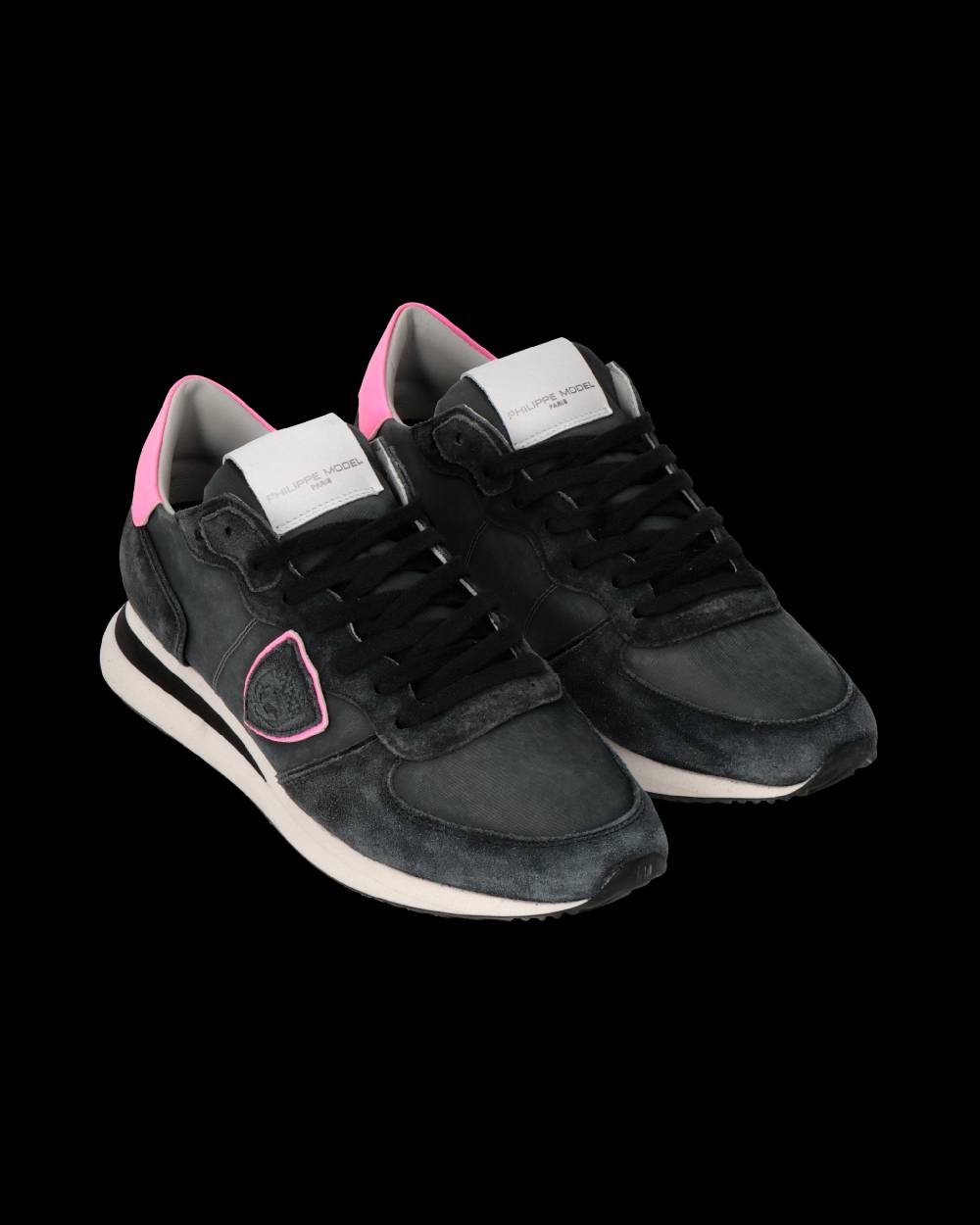 Philippe Model Sneaker Trpx Donna, Nero e Fucsia