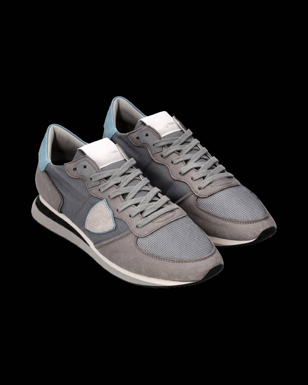 Philippe Model Sneaker Trpx Uomo, Grigio e Azzurro