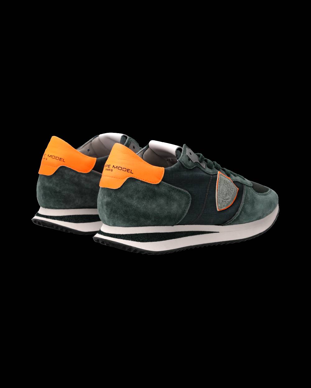 Philippe Model Sneaker Trpx Uomo, Verde E Arancione