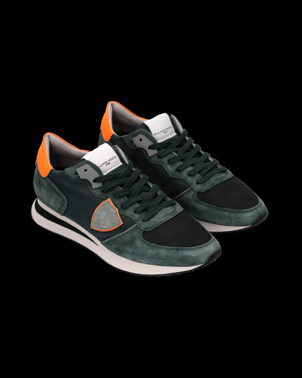 Philippe Model Sneaker Trpx Uomo, Verde e Arancione