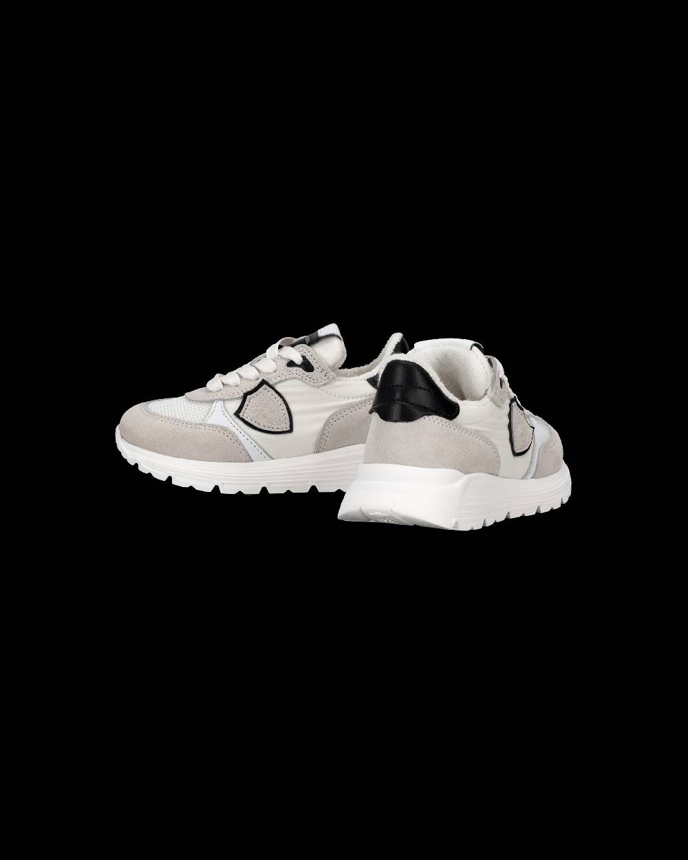 Philippe Model Scarpe Da Bambini Antibes Bianche In Tessuto Tecnico
