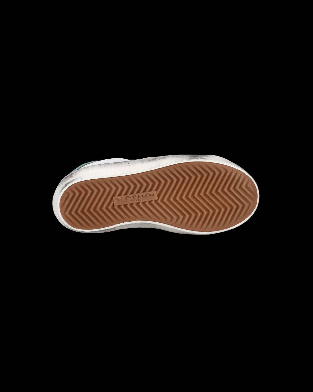 Philippe Model Scarpe Da Bambini Prsx Bianche E Gialle In Pelle