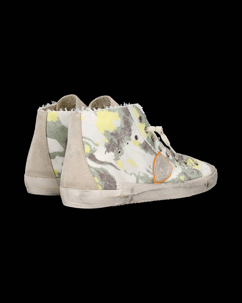 Philippe Model Sneaker Alta Prsx Uomo - Verde E Giallo