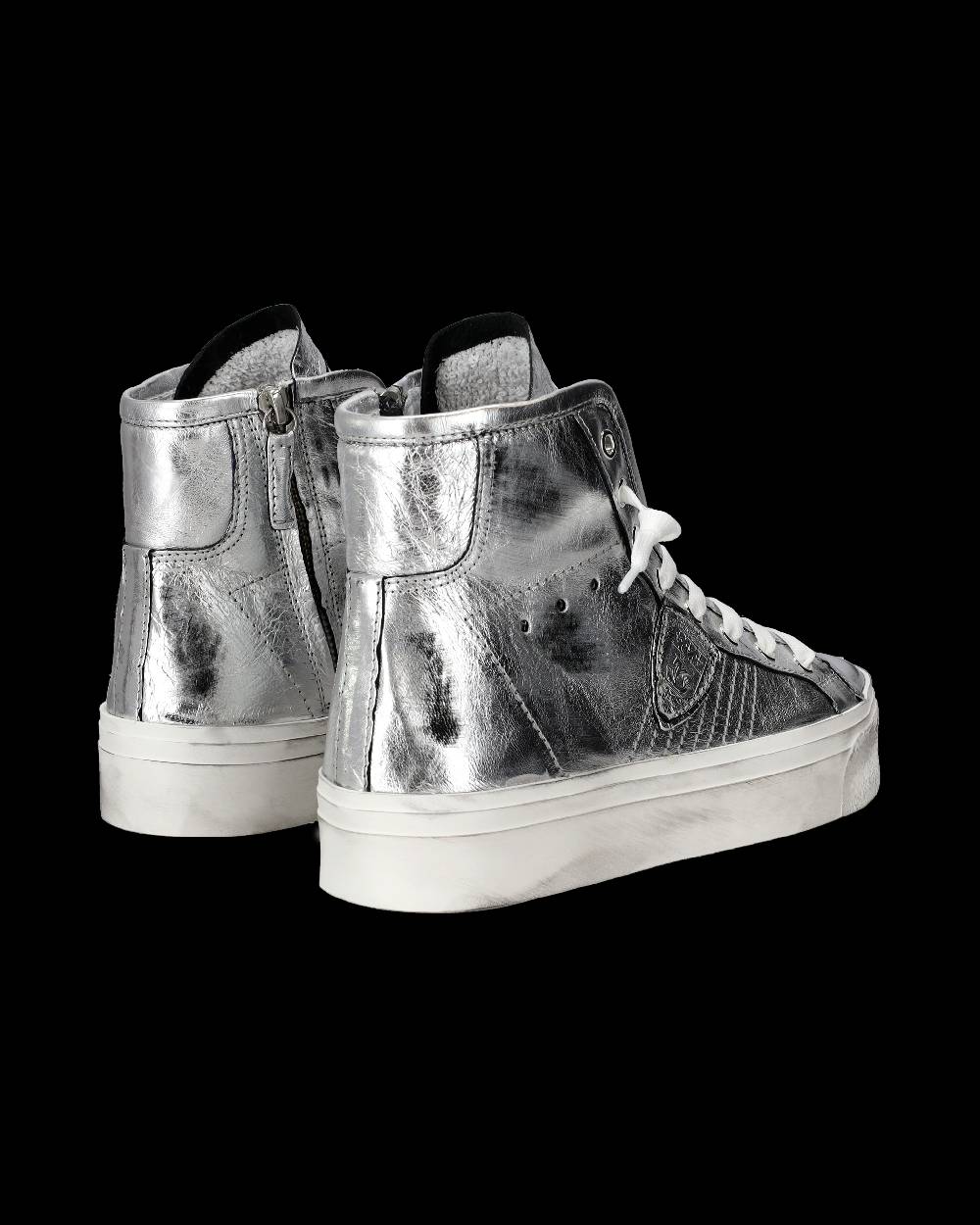 Philippe Model Sneaker Alte Prsx Haute Donna - Argento