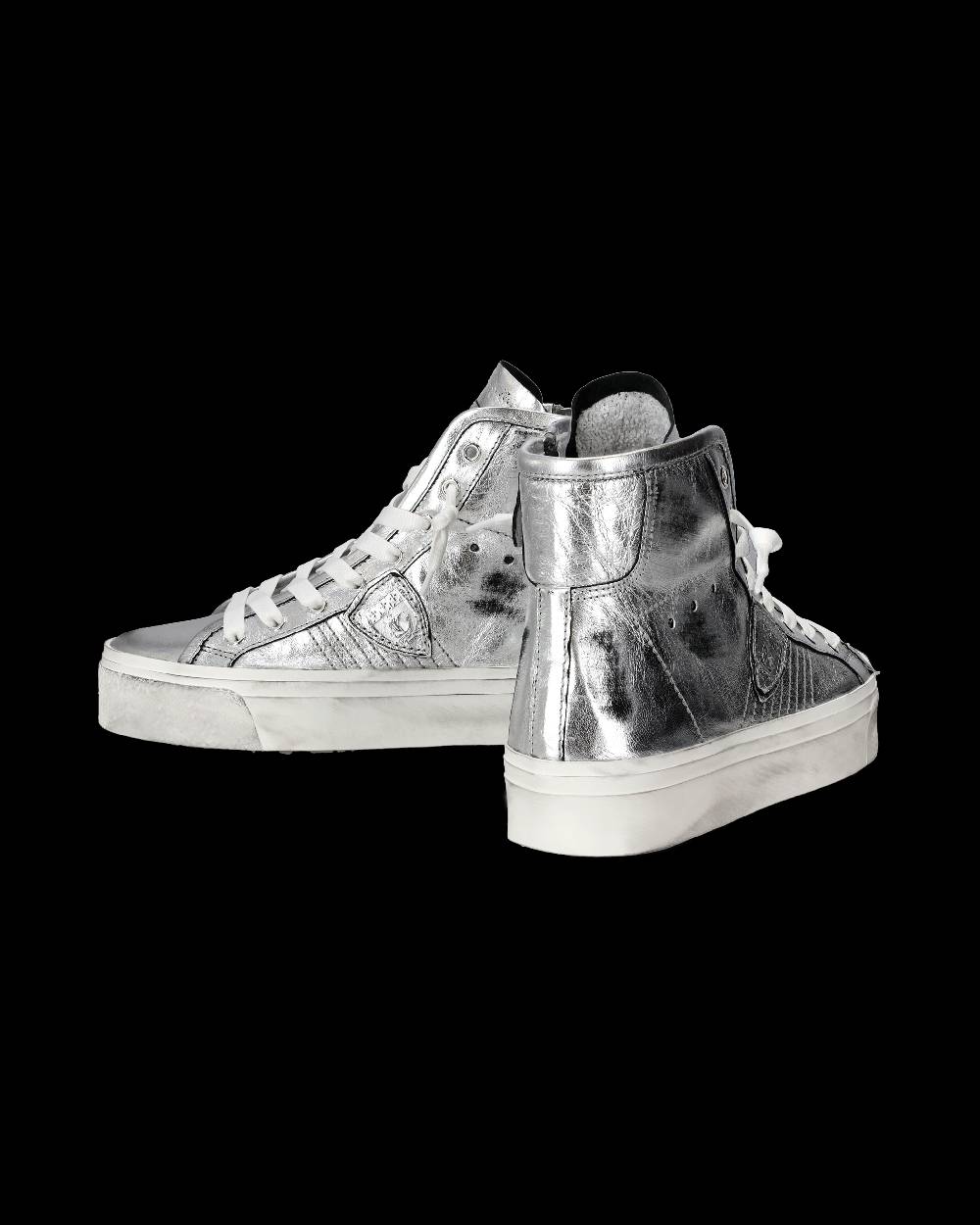 Philippe Model Sneaker Alte Prsx Haute Donna - Argento