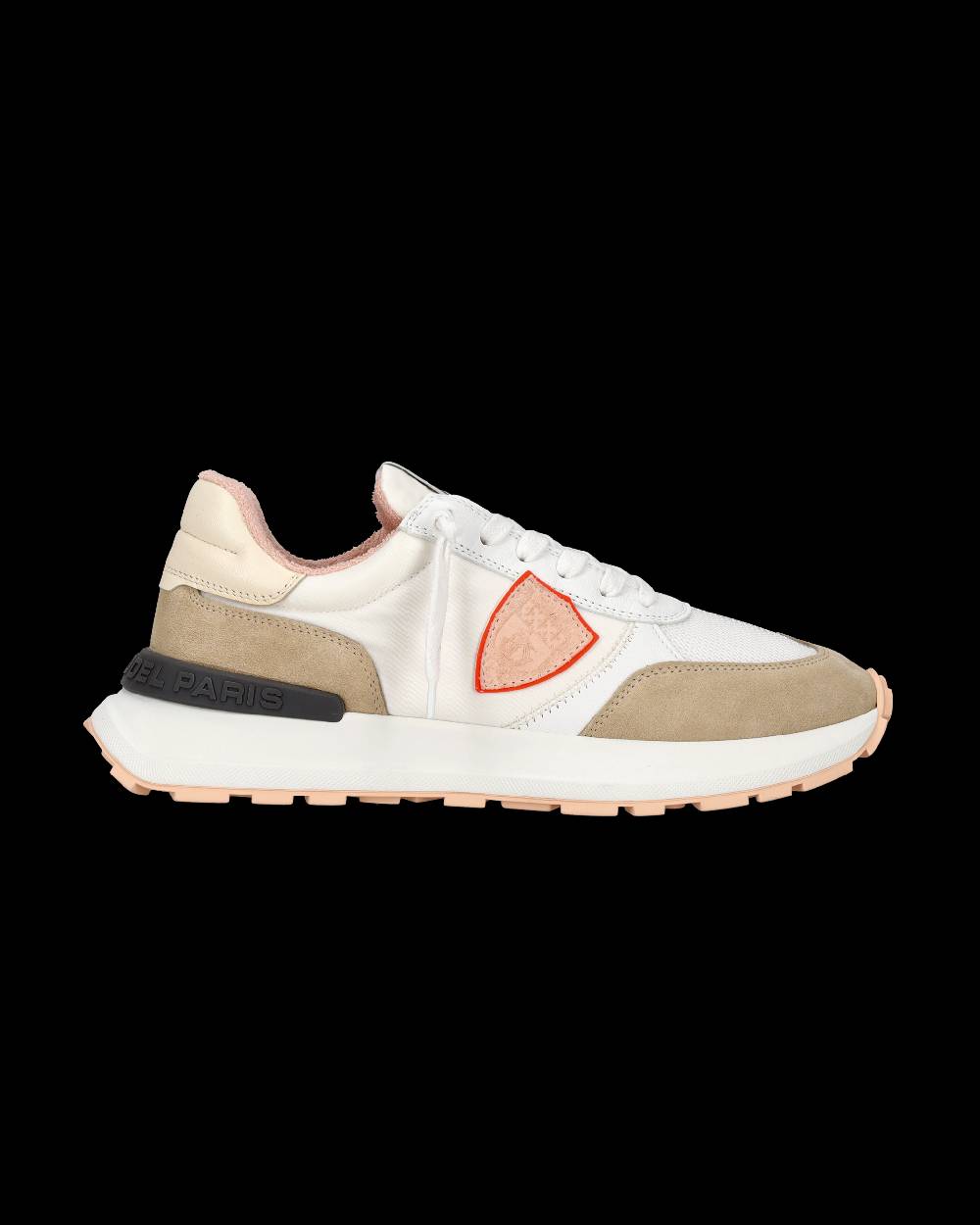 Philippe Model Sneaker Bassa Antibes Donna - Bianco E Rosa