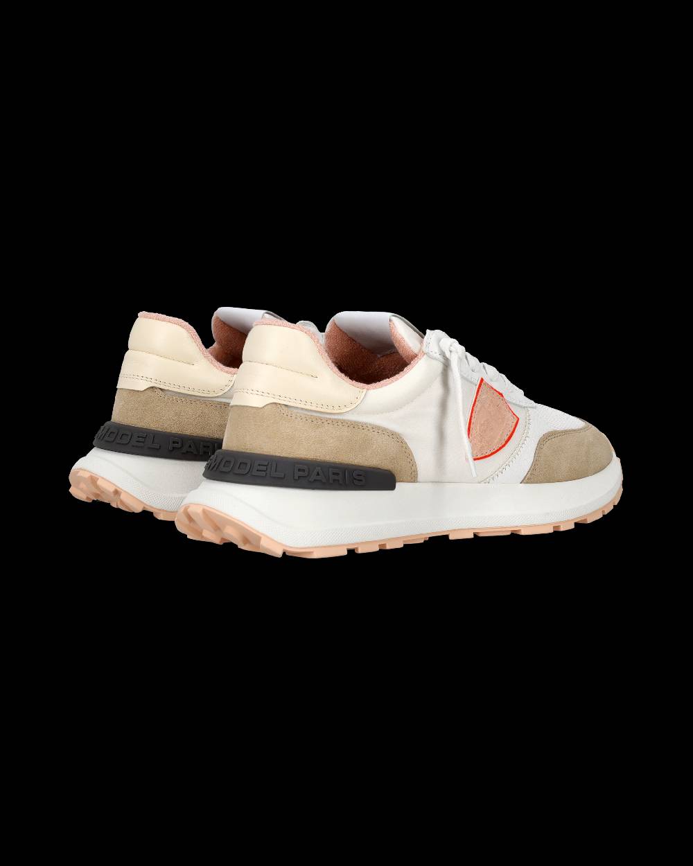 Philippe Model Sneaker Bassa Antibes Donna - Bianco E Rosa