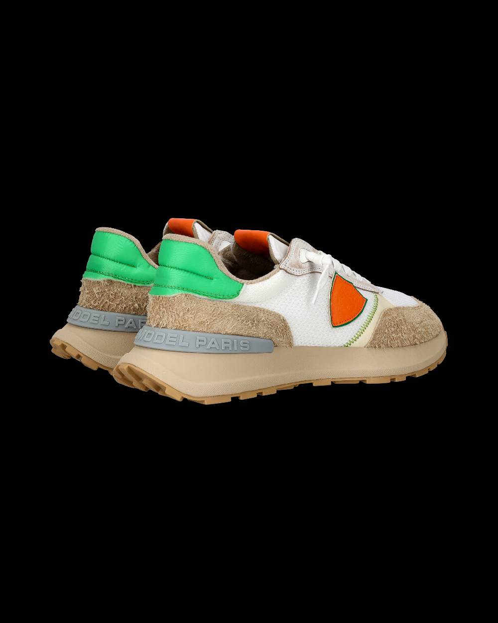 Philippe Model Sneaker Bassa Antibes Uomo - Bianco E Sabbia